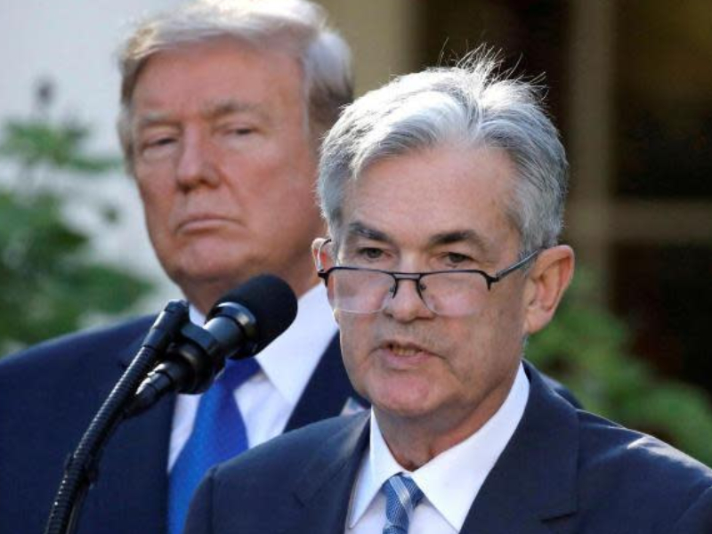 特朗普或很快解僱美聯儲主席