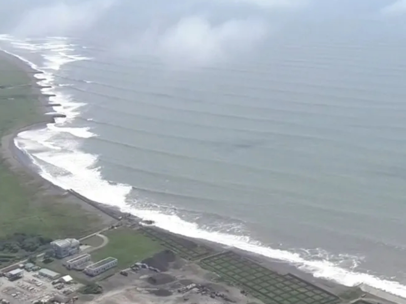海嘯波已抵達日美沿海