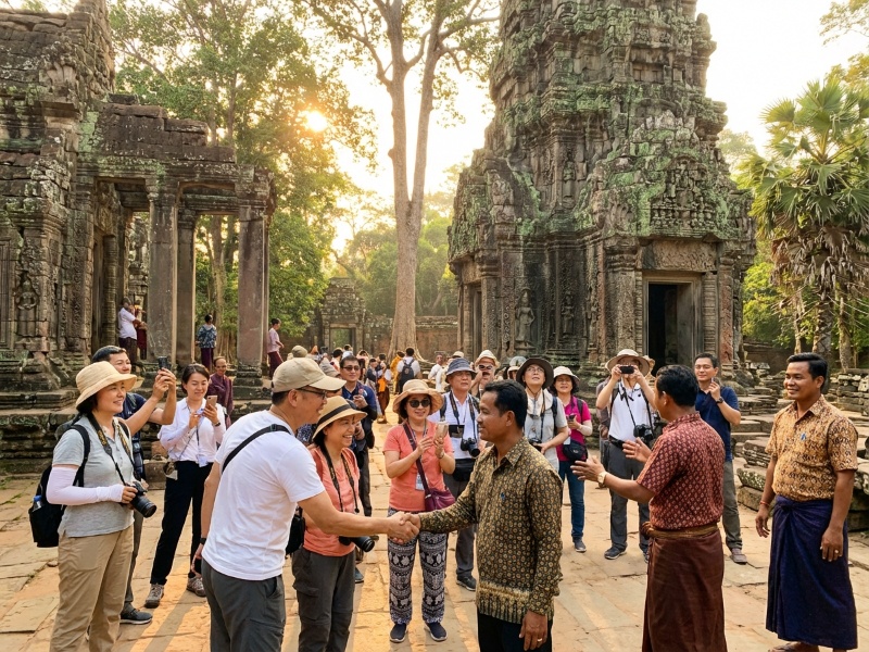 對中國公民免簽 柬埔寨助推旅遊復甦
